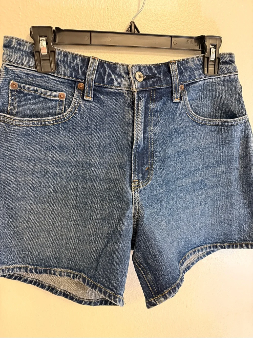 Abercrombie Curve Love High Rise Dad Shorts